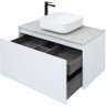 Тумба под раковину Aquanet Nova Lite 90 242257 подвесная Белая МДФ / ЛДСП