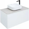 Тумба под раковину Aquanet Nova Lite 90 242257 подвесная Белая МДФ / ЛДСП