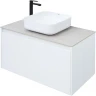 Тумба под раковину Aquanet Nova Lite 90 242257 подвесная Белая МДФ / ЛДСП