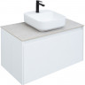Тумба под раковину Aquanet Nova Lite 90 242257 подвесная Белая МДФ / ЛДСП