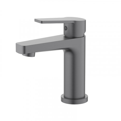 Смеситель для раковины Aquatek Лугано AQ1710BGM цвет Оружейная сталь