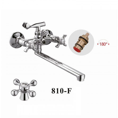 Смеситель для ванны D-Lin D147810-F универсальный цвет  Хром