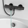 Смеситель для ванны Abelsberg Perfecta INF61101GM с термостатом цвет Космическая сталь
