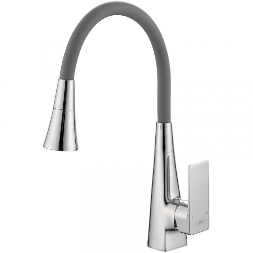 Смеситель для кухни Haiba HB73823 Хром Серый латунь