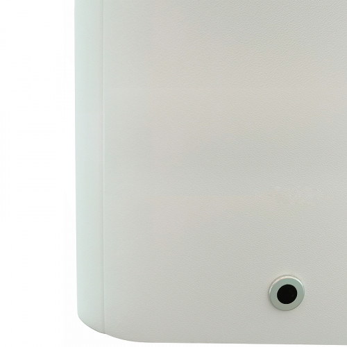 Зеркальный шкаф Reflection Circle 400х800 R RF2104SR с подсветкой Белый матовый МДФ / ЛДСП, стекло