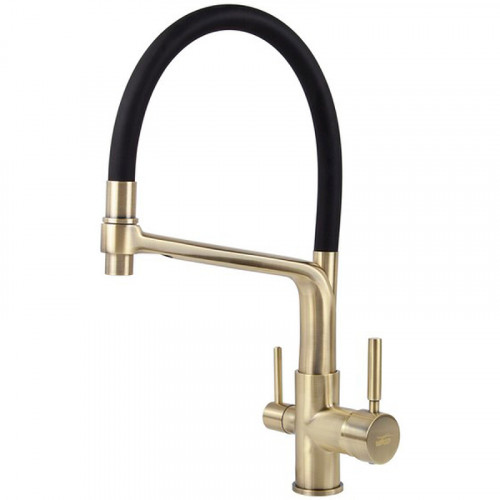 Смеситель для кухни Viko V-5603 Бронза Черный латунь