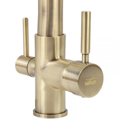 Смеситель для кухни Viko V-5603 Бронза Черный латунь