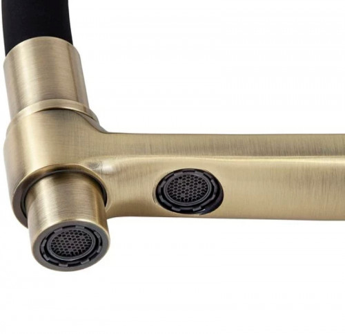 Смеситель для кухни Viko V-5603 Бронза Черный латунь