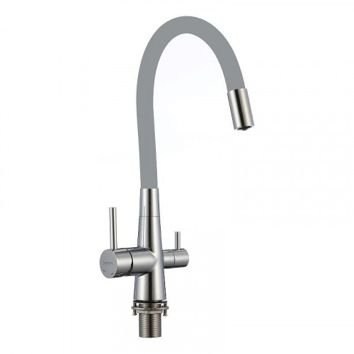 Смеситель для кухни Fmark FS1062-A04 цвет Хром Серый