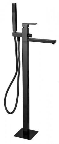 Смеситель для ванны Remer Absolute AU08CFP цвет Черный брашированный хром