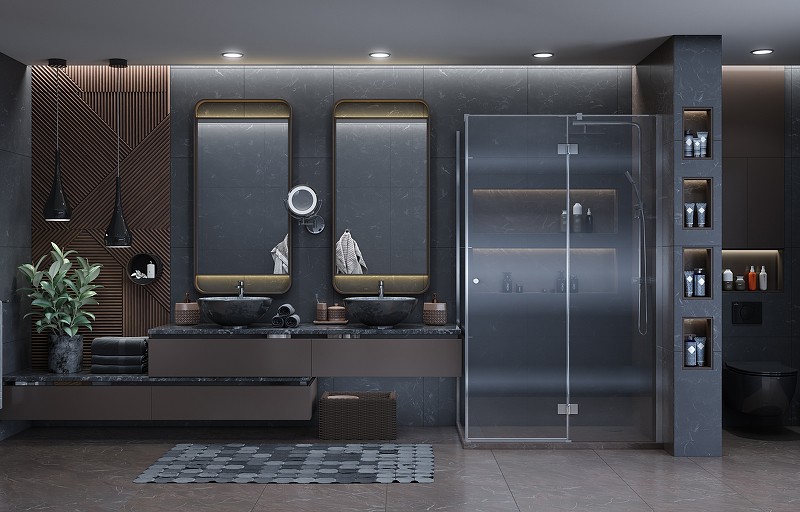 Душевой уголок Ambassador Diamond 120х80 12011104R профиль Хром стекло прозрачное
