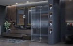Душевой уголок Ambassador Diamond 120х80 12011104R профиль Хром стекло прозрачное