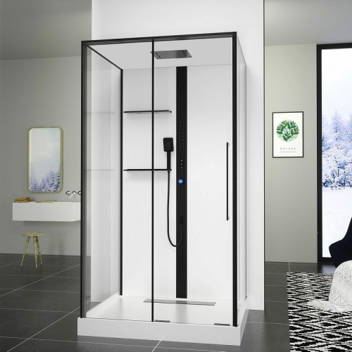 Душевая кабина Black&amp;White Galaxy G8037 110x80 8037000 с гидромассажем