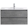 Тумба под раковину BelBagno Kraft 90 KRAFT-900-2C-SO-CG подвесная Cemento Grigio МДФ / ЛДСП