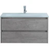 Тумба под раковину BelBagno Kraft 90 KRAFT-900-2C-SO-CG подвесная Cemento Grigio МДФ / ЛДСП