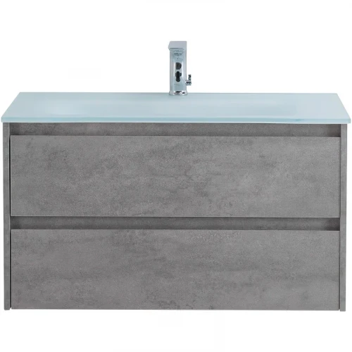Тумба под раковину BelBagno Kraft 90 KRAFT-900-2C-SO-CG подвесная Cemento Grigio МДФ / ЛДСП