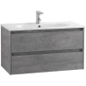 Тумба под раковину BelBagno Kraft 90 KRAFT-900-2C-SO-CG подвесная Cemento Grigio МДФ / ЛДСП