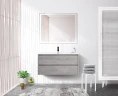 Тумба под раковину BelBagno Kraft 90 KRAFT-900-2C-SO-CG подвесная Cemento Grigio МДФ / ЛДСП