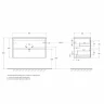 Тумба под раковину BelBagno Kraft 90 KRAFT-900-2C-SO-CG подвесная Cemento Grigio МДФ / ЛДСП