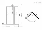 Душевая кабина Niagara Classic 90x90 NG-6501-14BKTG с гидромассажем