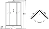 Душевая кабина Niagara 80x80 NG-3503-14 без гидромассажа
