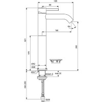 Смеситель для раковины Ideal Standard Ceraline BC269AA Хром латунь