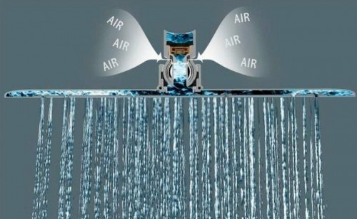 Верхний душ Lemark LM9481BL Черный нержавеющая сталь на потолок