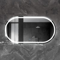 Зеркало Cezares Giubileo 150 CZR-SPC-GIUBILEO-1500-800-TCH-WARM с подсветкой с сенсорным выключателем и подогревом стекло