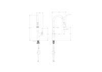 Смеситель для кухни Wonzon &amp; Woghand WW-AE54123-MB цвет Черный матовый