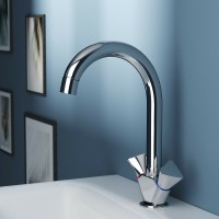 Смеситель для раковины Aringa Арно AR02026CH Хром латунь