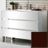 Тумба с раковиной SanVit Кубэ-3 80 kkube3080 в цвете Ral Шоколад МДФ / ЛДСП