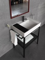 Смеситель для раковины Creavit Sharp SR1500S Черный латунь