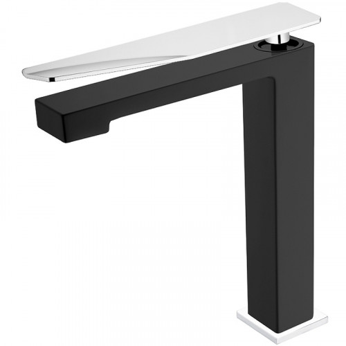 Смеситель для раковины Boheme Q 142-BCR.2 Черный Хром латунь