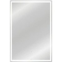 Зеркальный шкаф Style Line Квартет 50 СС-00002382 с подсветкой Белый МДФ / ЛДСП, стекло
