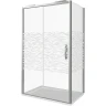Душевая стенка Good Door Altair SP-90-W-CH 90 профиль Хром стекло прозрачное с рисунком