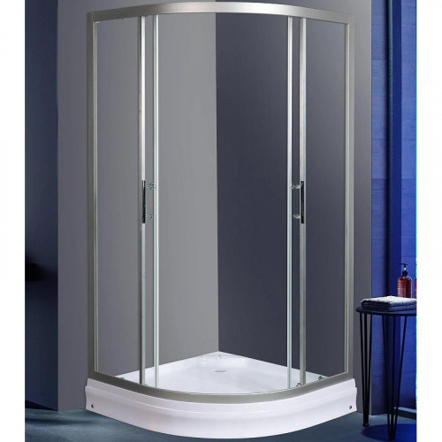 Душевой уголок WeltWasser WW500 С 100x100 10000013851 профиль Хром стекло прозрачное