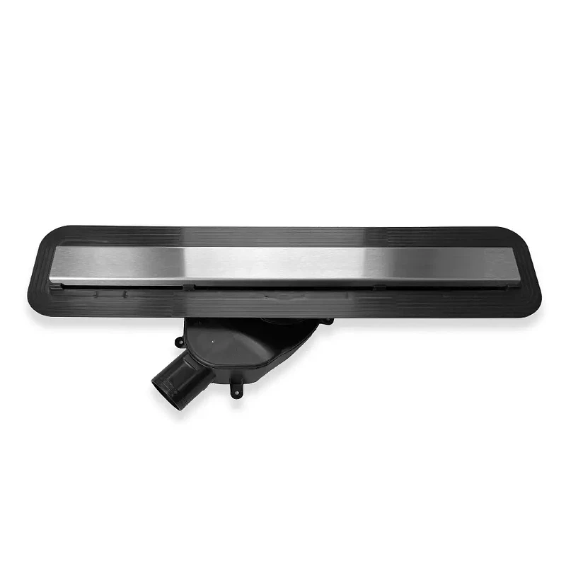Душевой лоток Bettoserb Frameless Line Black Matte 85 13701322 с решеткой цвет Черный матовый / под плитку