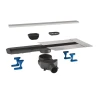 Душевой лоток Bettoserb Frameless Line Black Matte 85 13701322 с решеткой цвет Черный матовый / под плитку