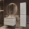 Тумба под раковину Vincea Велле (Welle) 80 VMC-2WL800MW подвесная цвет M.White Soft-touch
