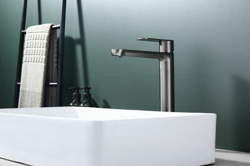 Смеситель для раковины Splenka S222.15.09 Графит матовый нержавеющая сталь