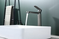 Смеситель для раковины Splenka S222.15.09 Графит матовый нержавеющая сталь
