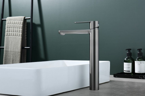 Смеситель для раковины Splenka S222.15.09 Графит матовый нержавеющая сталь