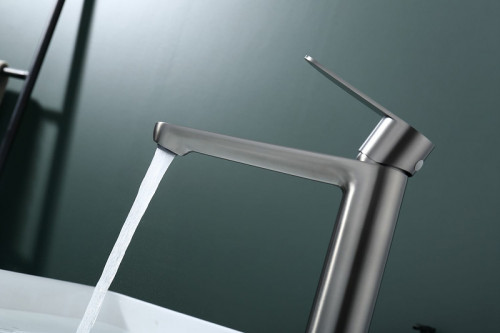 Смеситель для раковины Splenka S222.15.09 Графит матовый нержавеющая сталь