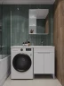 Тумба с раковиной Orange Kandy 120 R OPKD-120TUW+RAR Белый глянец МДФ / ЛДСП
