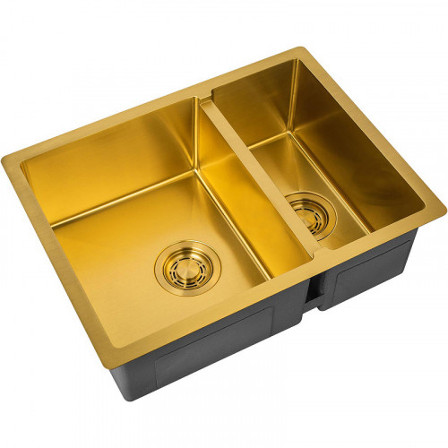 Кухонная мойка ZorG Light Bronze 58 ZL R 580-2-440 BRONZE Бронза нержавеющая сталь встраиваемый