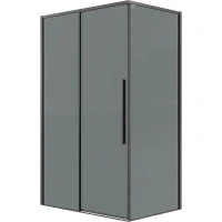 Душевой уголок Grossman Galaxy 120х90 120.K33.01.1290.42.10 профиль Графит сатин стекло тонированное