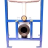 Инсталляция beWash BW74 K500RZVP0100PK000000 для унитаза с клавишей смыва Хром глянцевый пластик