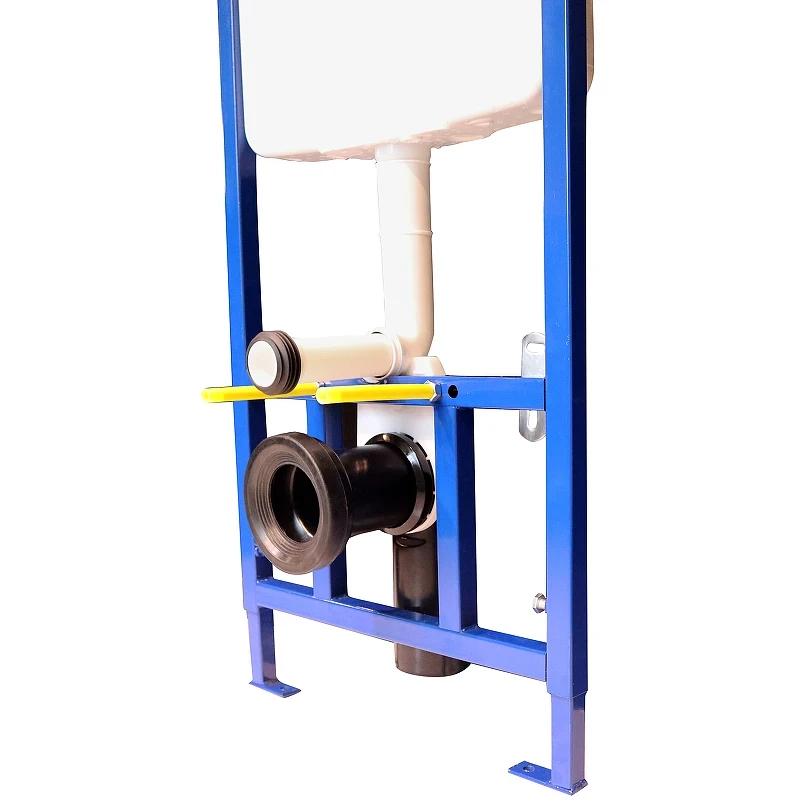 Инсталляция beWash BW74 K500RZVP0100PK000000 для унитаза с клавишей смыва Хром глянцевый пластик