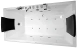 Акриловая ванна Gemy 175х85 G9065 K R с гидромассажем