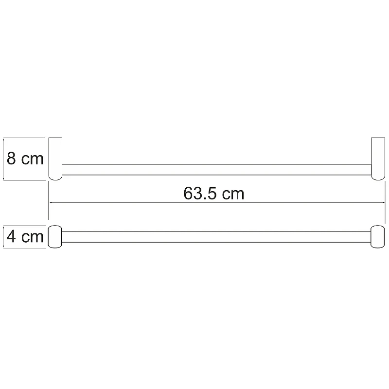 Полотенцедержатель WasserKRAFT Berkel K-6830 Хром